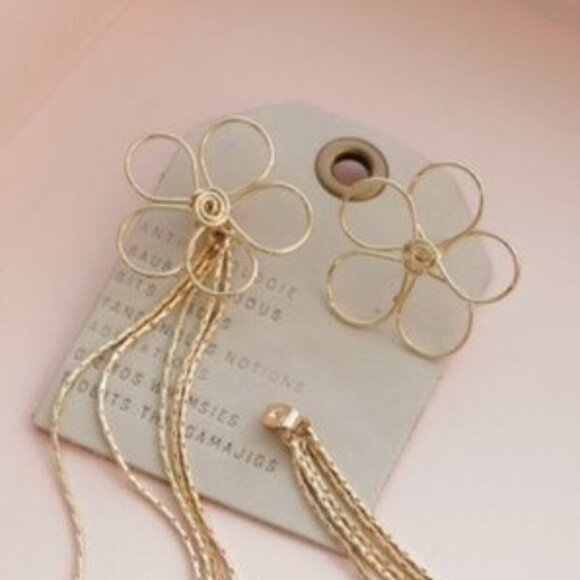 Anthropologie Darling Daisy Drop Earrings - Picture 3 of 4